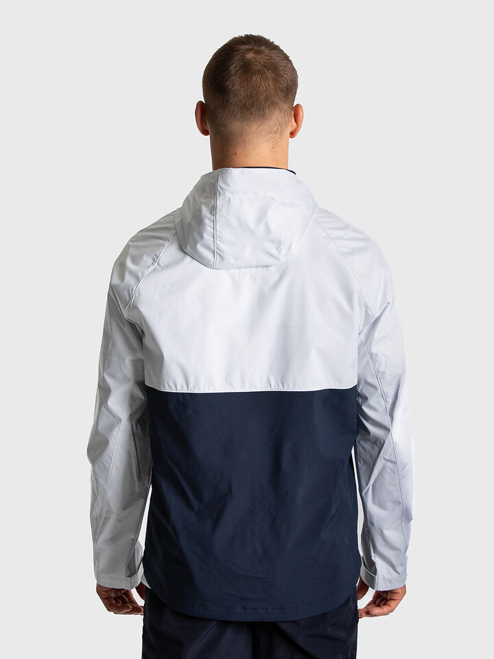Lightweight Regular Fit Packable Shell Jacket, Bright White, hi-res image number 2