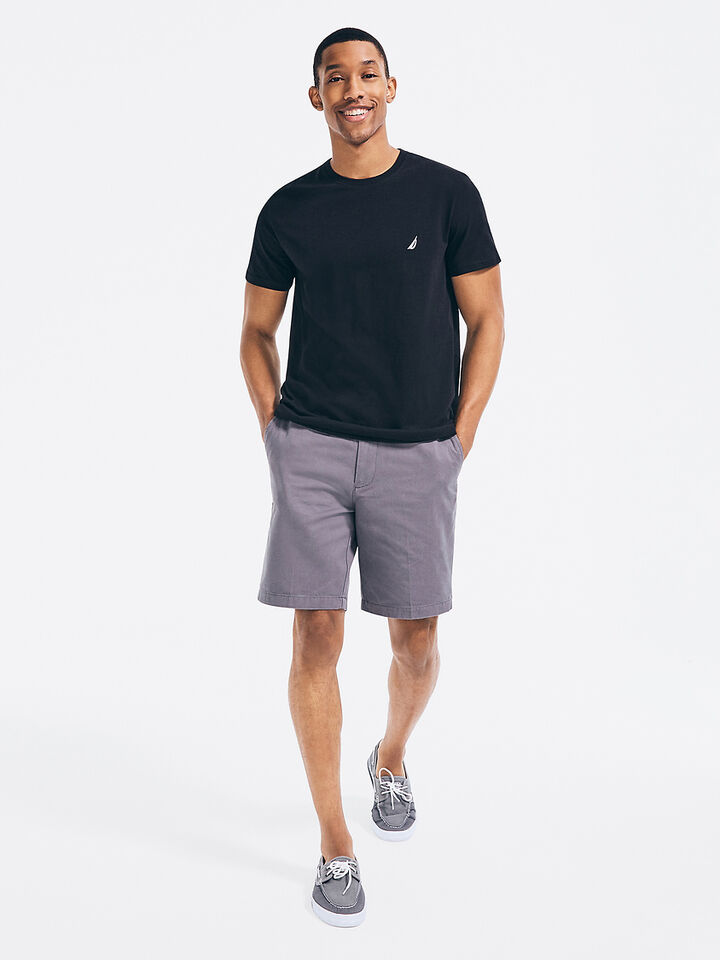 Regular Fit Crew T-shirt, True Black, hi-res image number 3