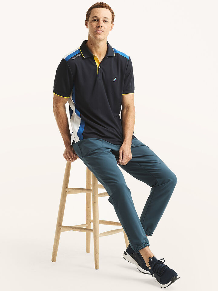 Classic Fit Performance Polo, Navy, hi-res image number 3