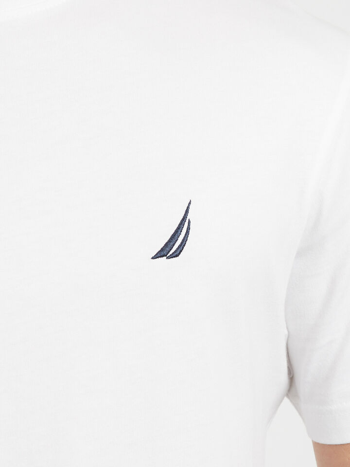 Nautica Essentials Collection Bowen Tee, White, hi-res image number 3