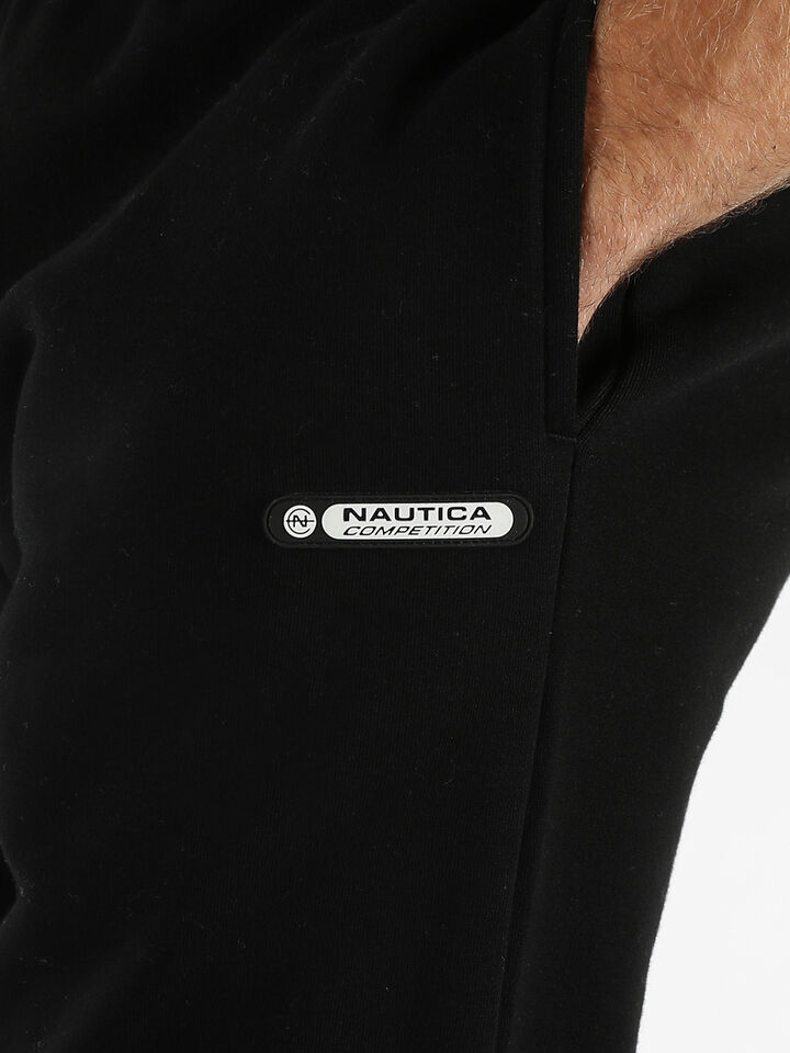 Nautica Competition XCVI Dean Regular Fit Track Pants, Black, hi-res image number 3