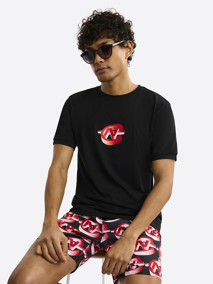 Nautica Competition Ohio T-shirt, Black, hi-res image number 1