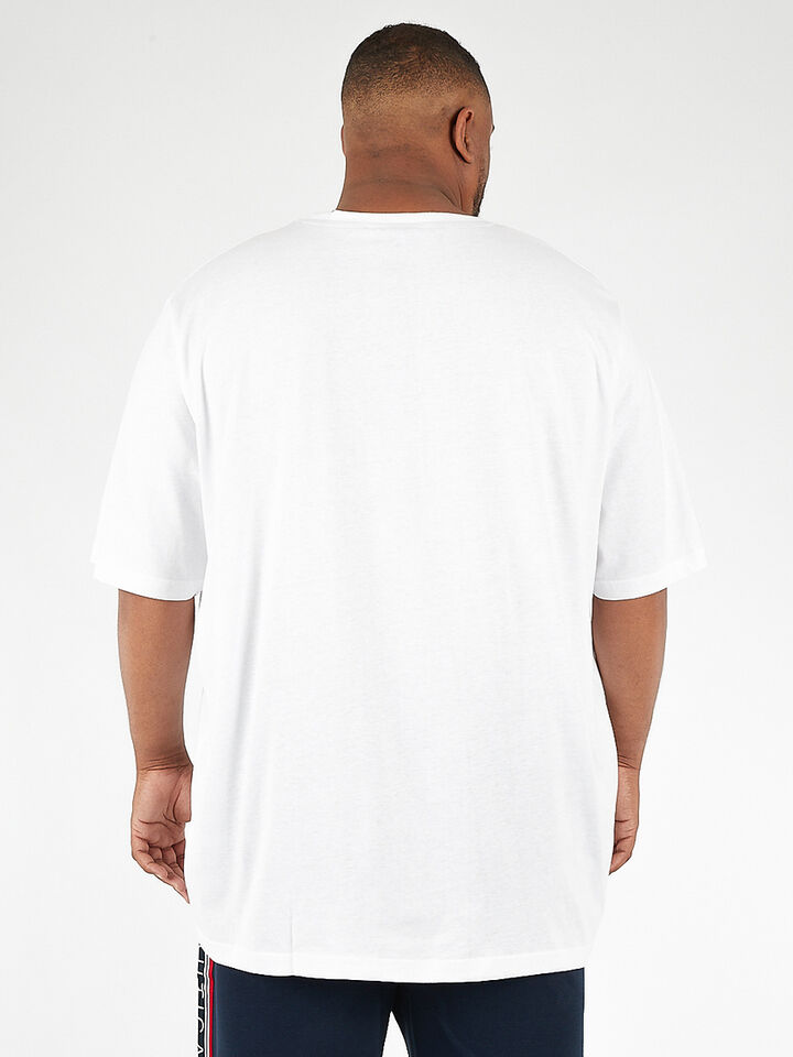 Big & Tall Nautica Essentials Collection Bowen Tee, White, hi-res image number 2