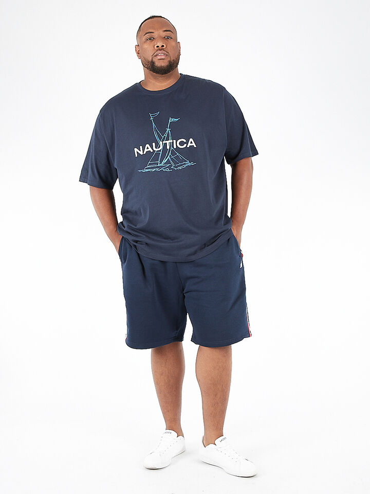 Big & Tall Nautica Essentials Collection Archie Tee, Navy, hi-res image number 4