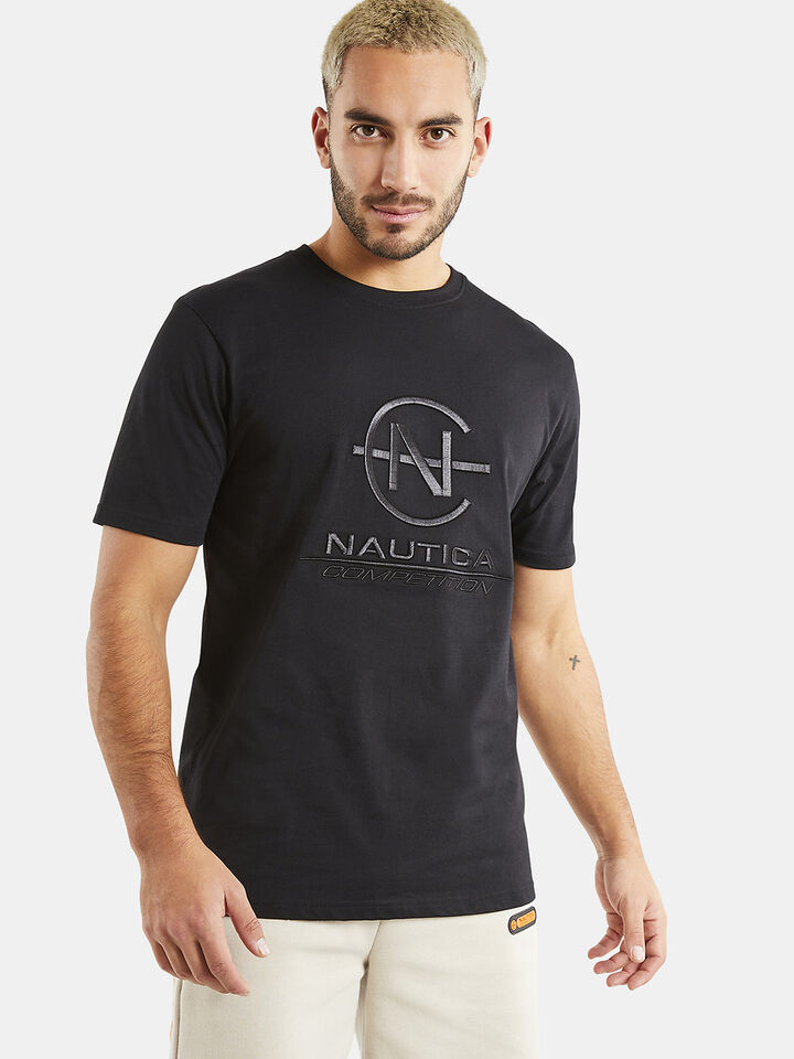 Nautica Competition Dominic T-Shirt Black, Black, hi-res image number 1