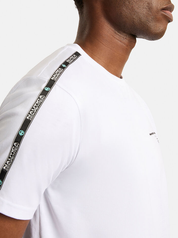 Nautica Competition Shoys Regular Fit T-Shirt, White, hi-res image number 4