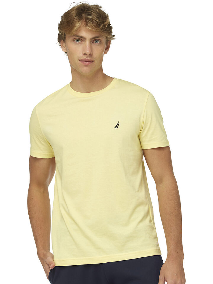 Emblem Regular Fit Tee, French Vanilla, hi-res image number 1