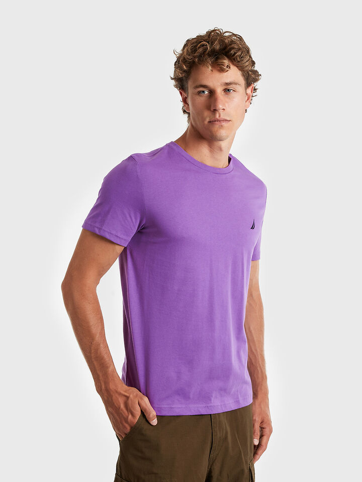 Emblem Regular Fit Tee, Dewberry Purple, hi-res image number 1
