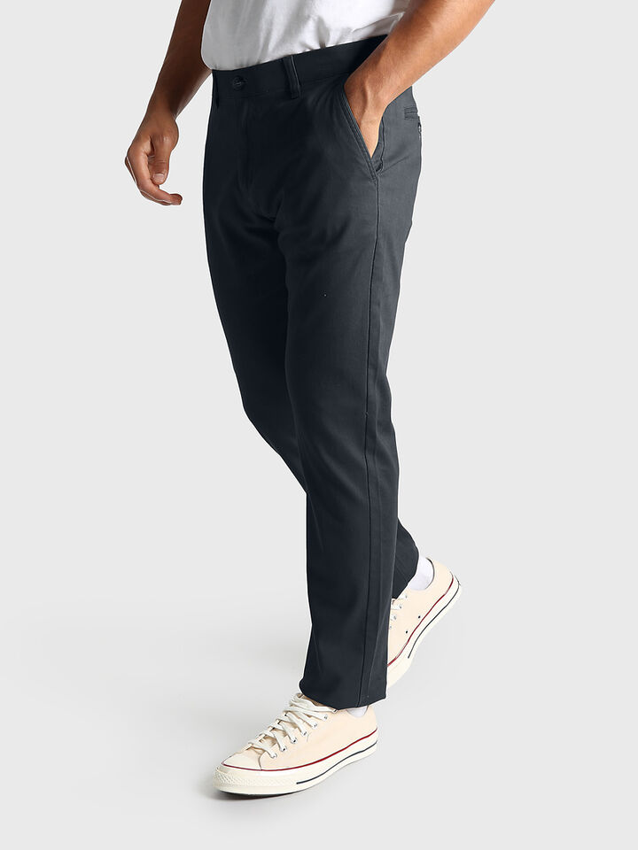 Nautica Essentials Collection Slim Fit Chino Pants, Navy, hi-res image number 1