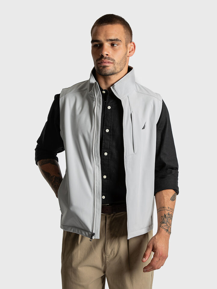 Fleece Lined Regular Fit Soft Shell Vest