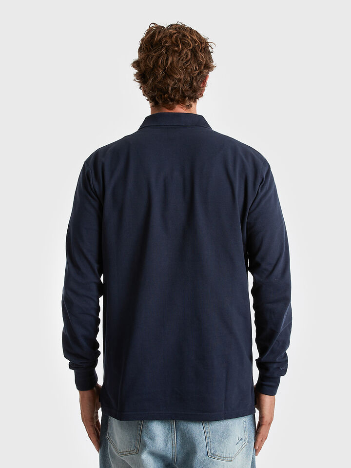 Nautica Essentials Collection Heavyweight Rugby Polo