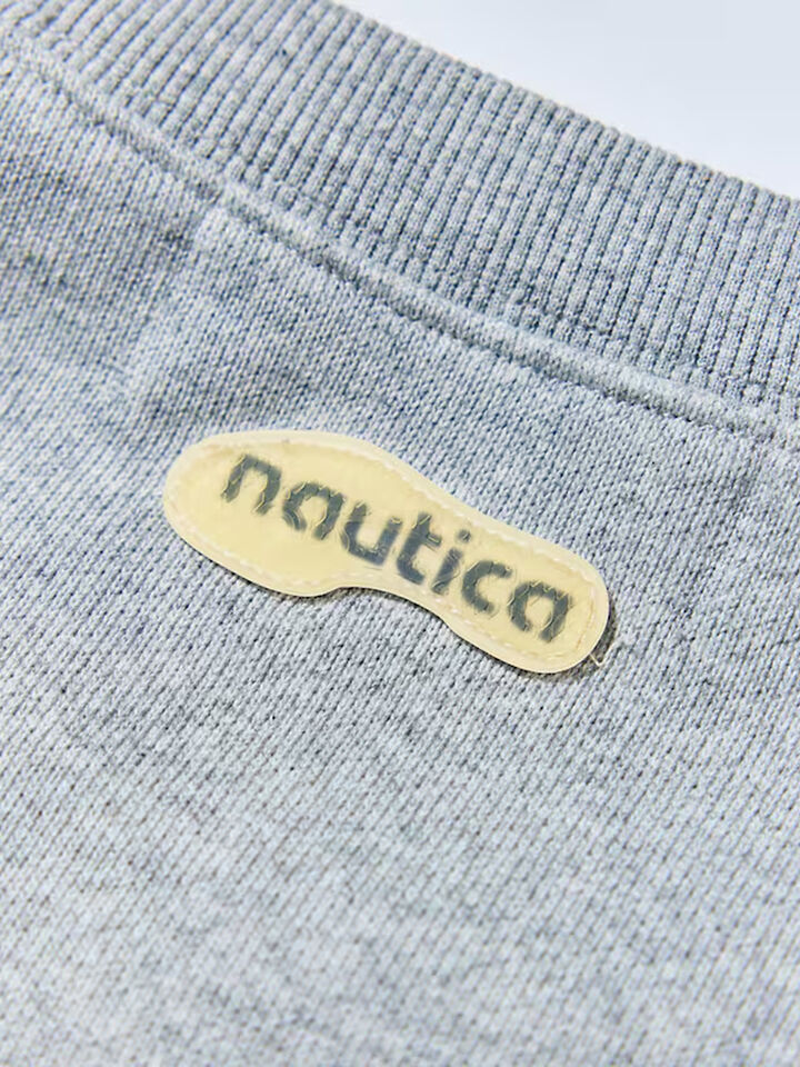 Special Edition Nautica Japan x Reebok Heavyweight Crew Sweatshirt, Grey, hi-res image number 3