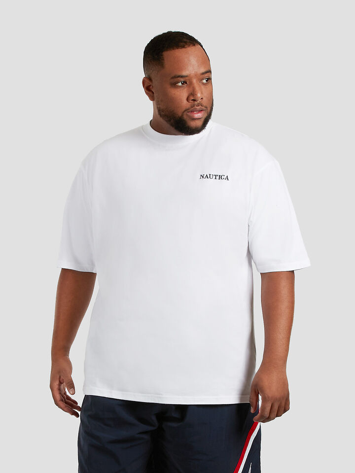 Big & Tall Essentials Gaunt Tee, White, hi-res image number 1