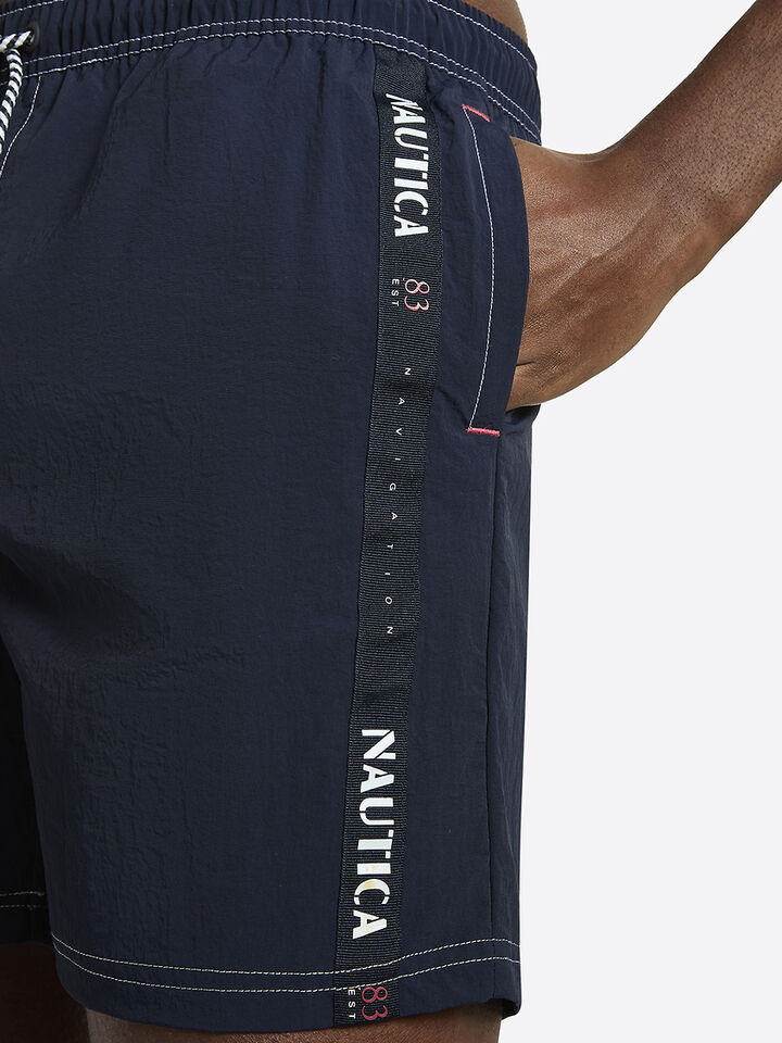 Livingstone 6" Swim Shorts, Dark Navy, hi-res image number 4