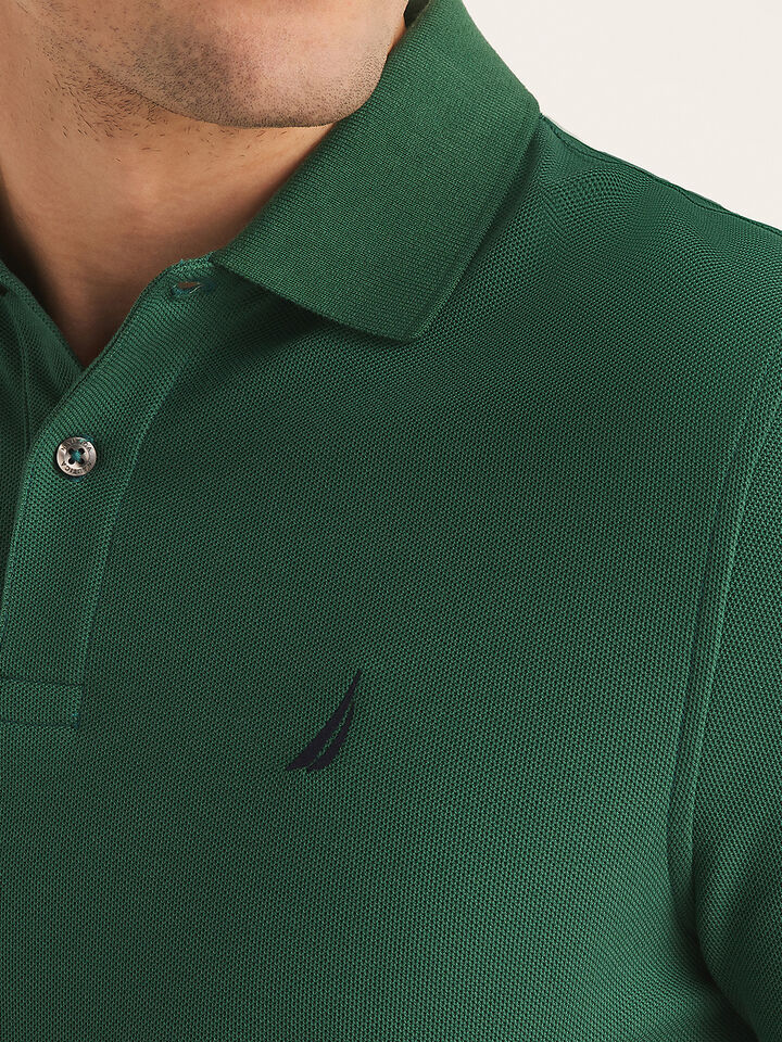 Essentials Regular Fit Pique Polo, Green, hi-res image number 3