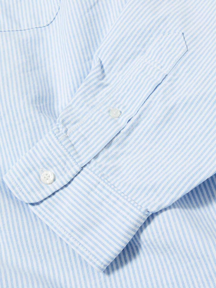 Nautica Japan Oxford Shirt, White, hi-res image number 6