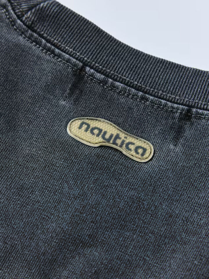 Special Edition Nautica Japan x Reebok Short Sleeve Pigment Dyed Tee, Black, hi-res image number 3