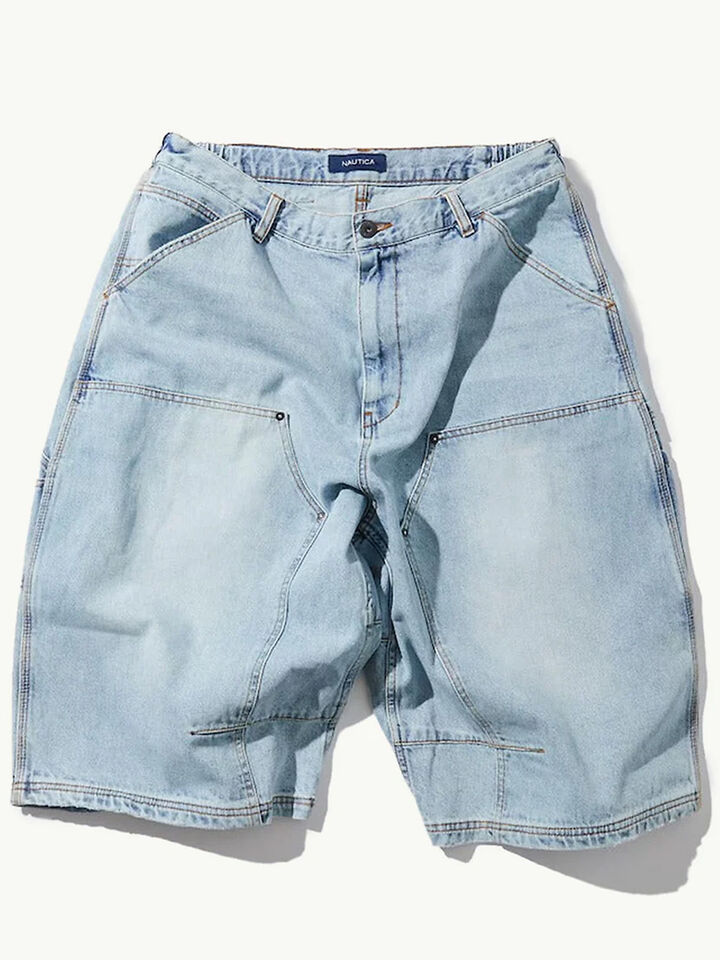 Nautica Japan Baggy Double Knee Denim Shorts