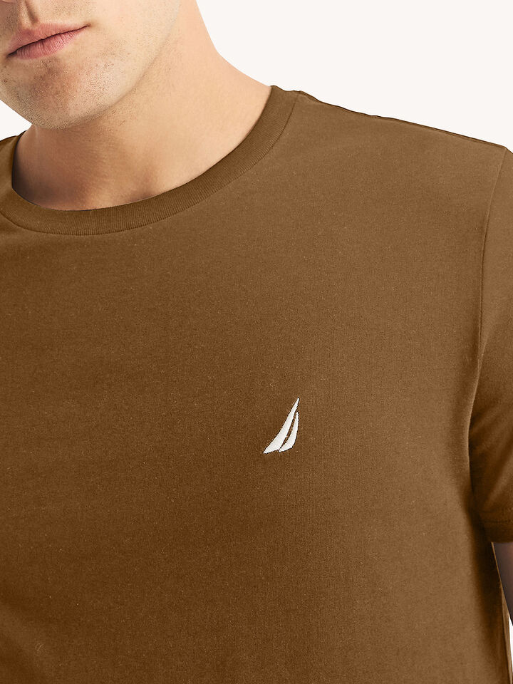 Emblem Regular Fit Tee, Dark Olive, hi-res image number 4