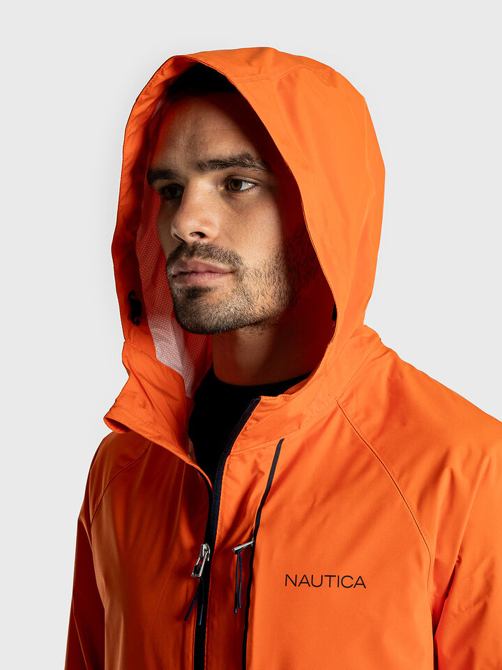 Lightweight Regular Fit Packable Shell Jacket, Golden Poppy, hi-res image number 5