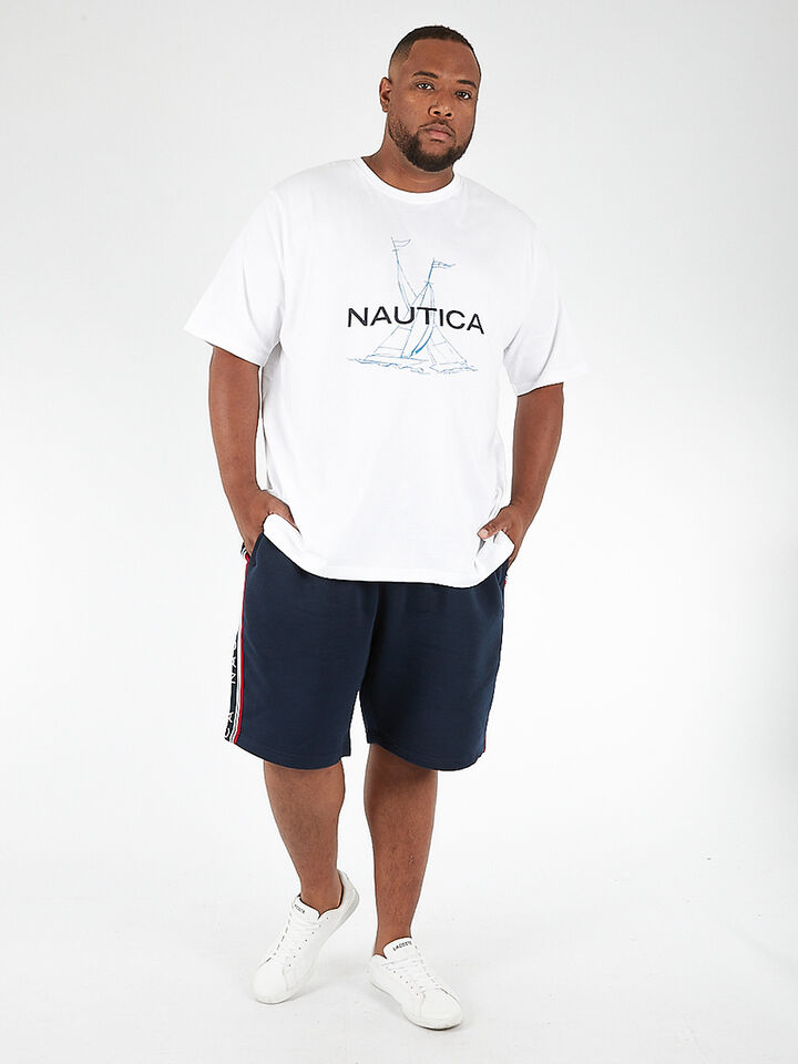 Big & Tall Nautica Essentials Collection Archie Tee, White, hi-res image number 4