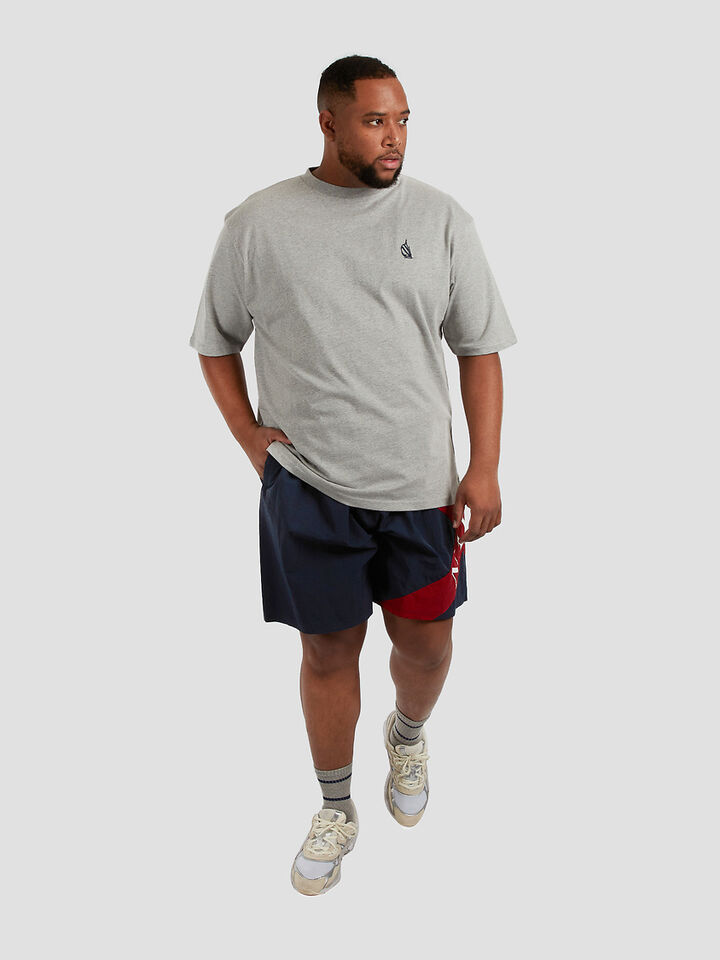 Big & Tall Essentials Cowes Tee, Grey Heather, hi-res image number 3