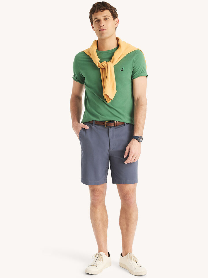 Emblem Regular Fit Tee, Hunter Green, hi-res image number 3