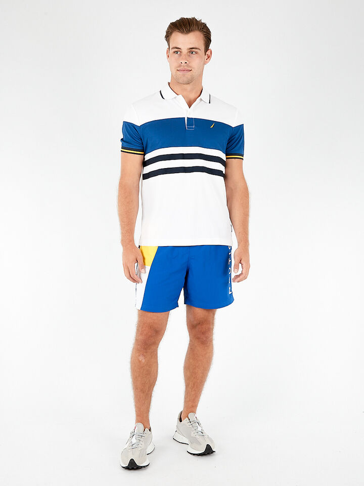 Byron Navtech Performance Polo Shirt, White, hi-res image number 4