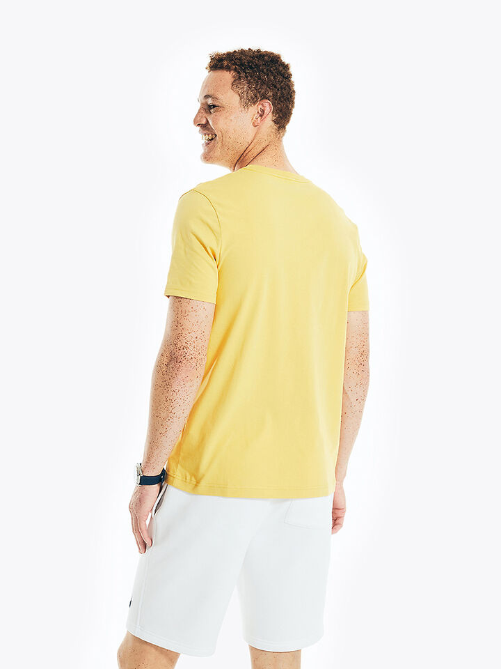 Emblem Regular Fit Tee, Mellow Yellow, hi-res image number 2