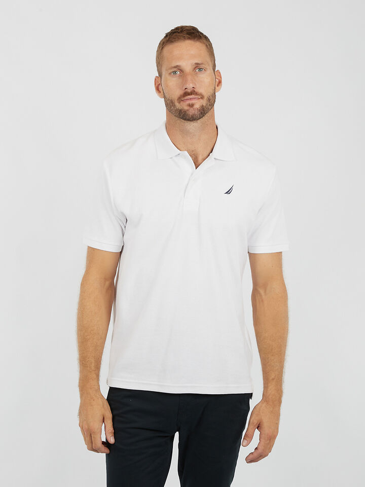 Nautica Essentials Pique Cotton Brent Polo