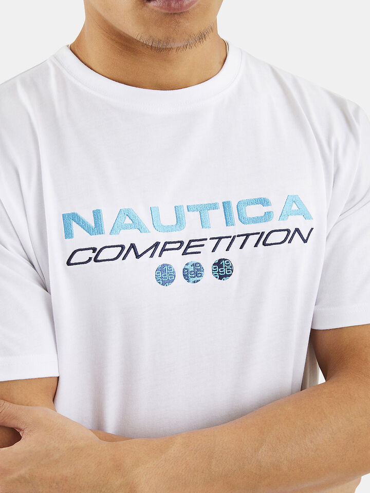 Nautica Competition Dane Tee, White, hi-res image number 3