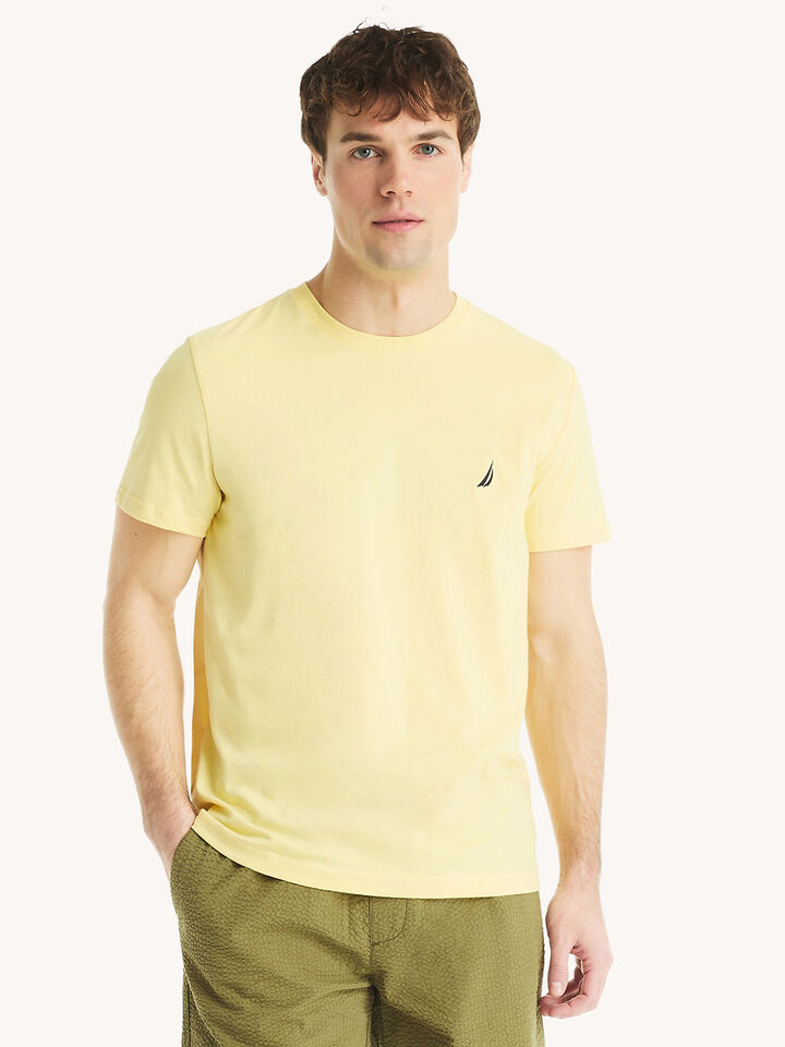 Emblem Regular Fit Tee, Sunshine, hi-res image number 1