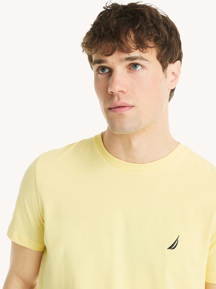 Emblem Regular Fit Tee, Sunshine, hi-res image number 4