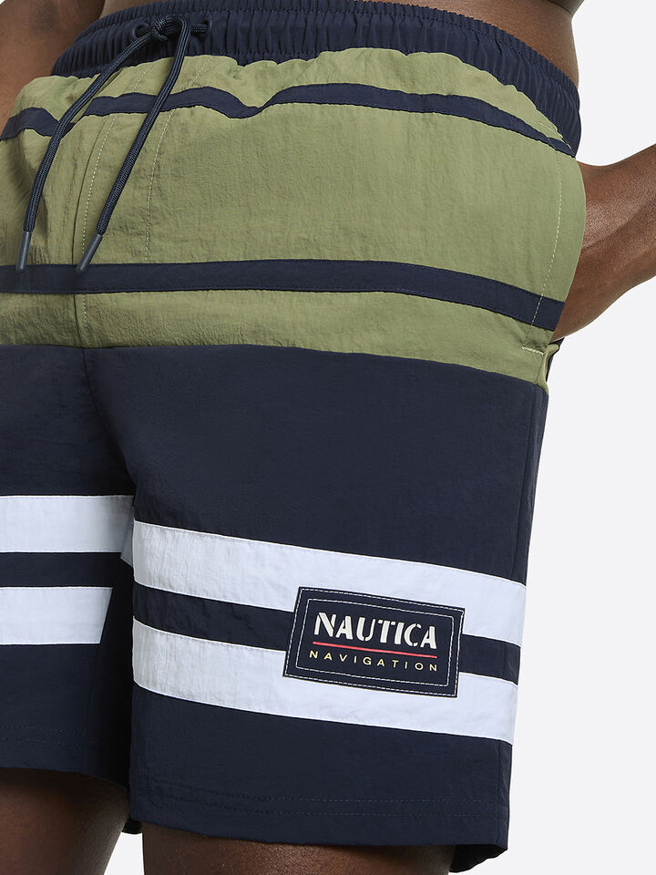 Andrey 7" Swim Shorts, Khaki, hi-res image number 4