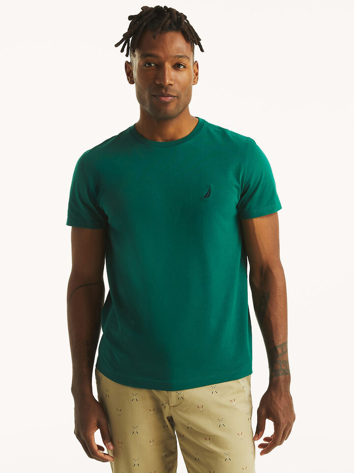Emblem Regular Fit Tee, Leaf Green, hi-res image number 1