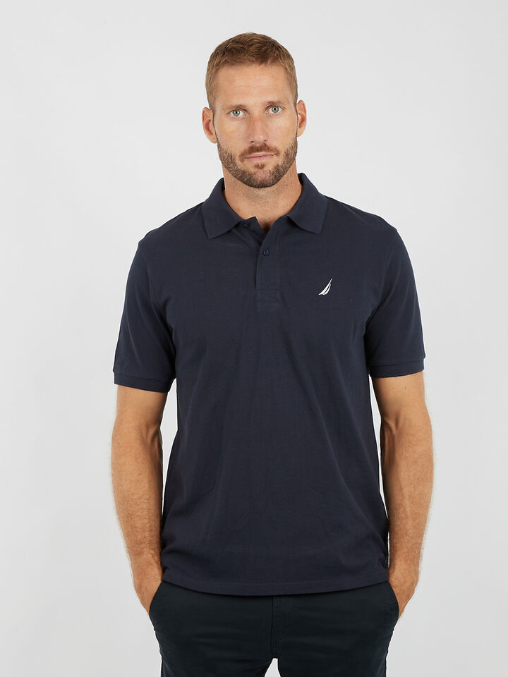 Nautica Essentials Pique Cotton Brent Polo