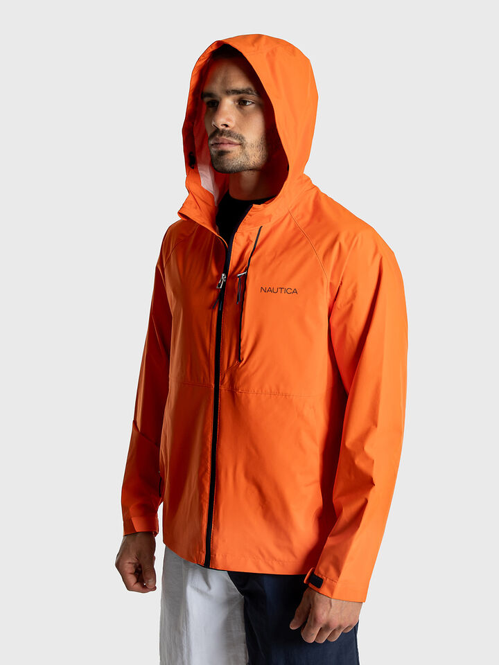 Lightweight Regular Fit Packable Shell Jacket, Golden Poppy, hi-res image number 4