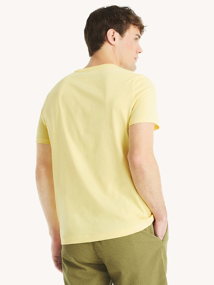 Emblem Regular Fit Tee, Sunshine, hi-res image number 2