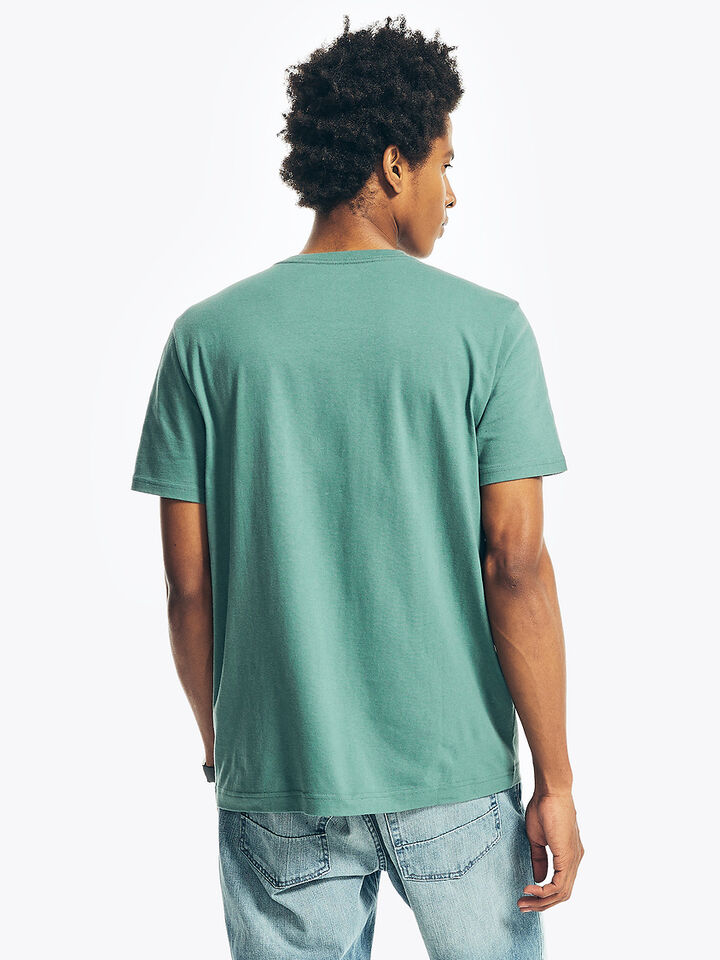 Nautica Essentials Collection Regular Fit Deck Tee, Silver Pine, hi-res image number 2