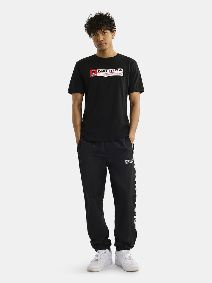 Nautica Competition Dundalk T-shirt, Black, hi-res image number 3