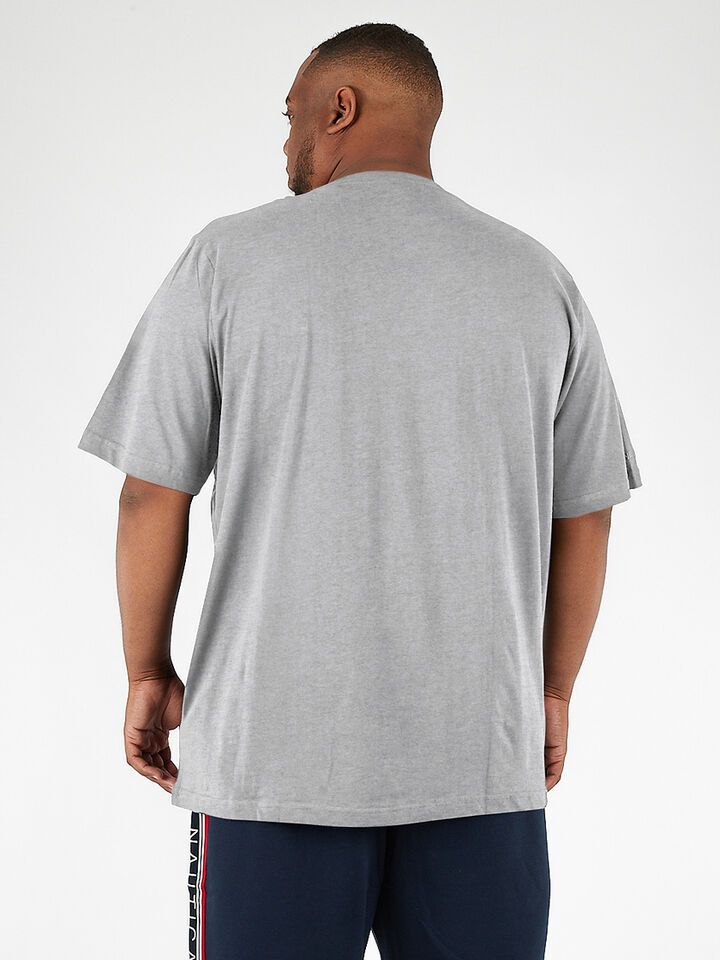 Big & Tall Nautica Essentials Collection Bowen Tee, Grey Marl, hi-res image number 2