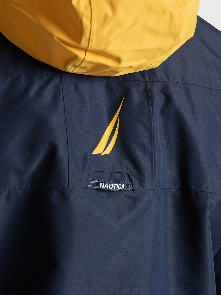Regular Fit Sailing Jacket, Navy Seas, hi-res image number 6