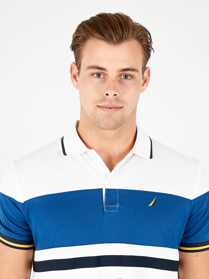 Byron Navtech Performance Polo Shirt, White, hi-res image number 5