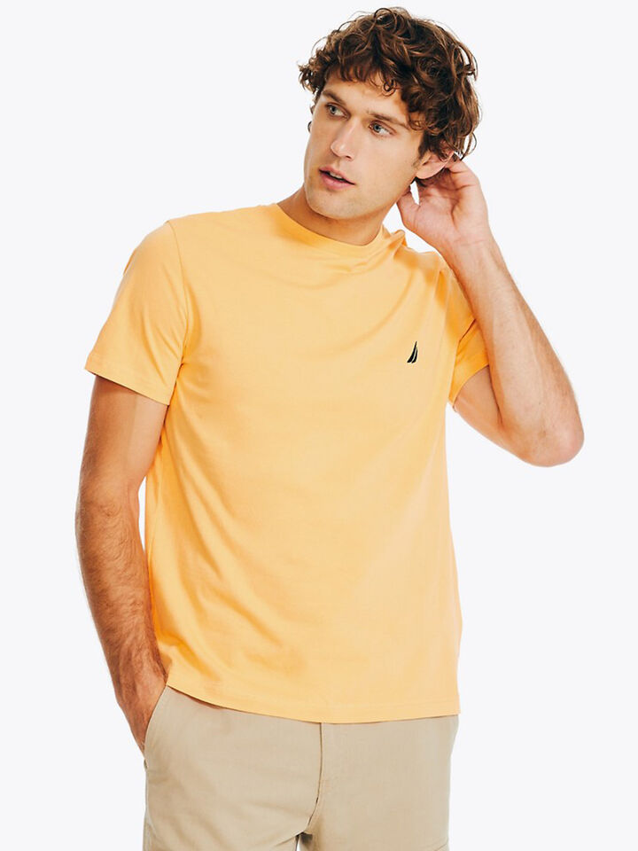 Emblem Regular Fit Tee, Orange Sorbet, hi-res image number 1