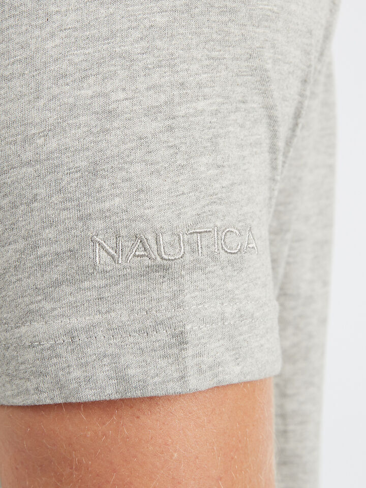 Nautica Essentials Collection Bowen Tee, Grey Marl, hi-res image number 5