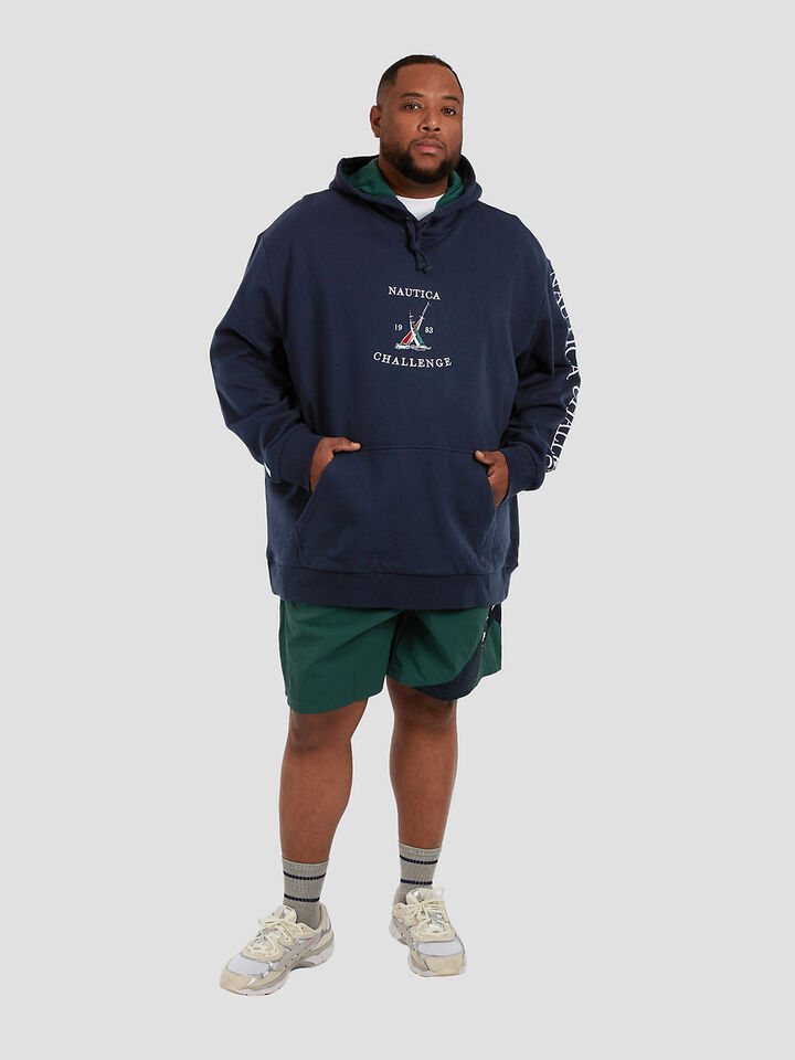 Big & Tall Dakota Hoodie, Navy, hi-res image number 3
