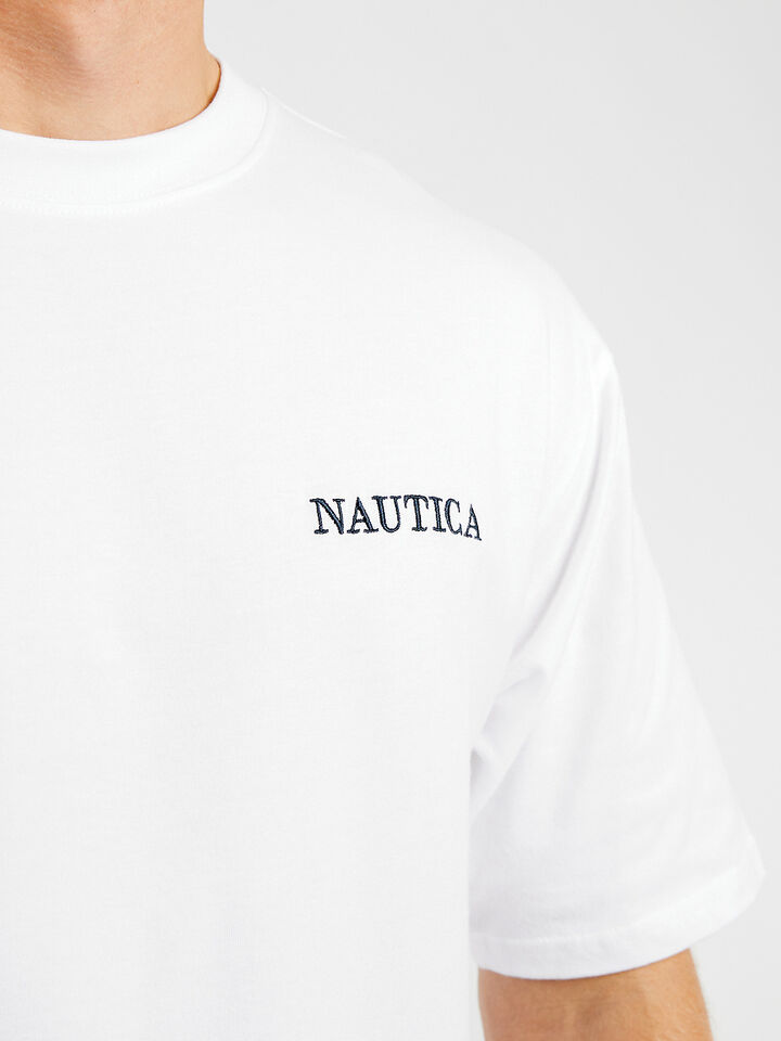 Spinnaker Collection Gaunt Heavyweight Tee, White, hi-res image number 3