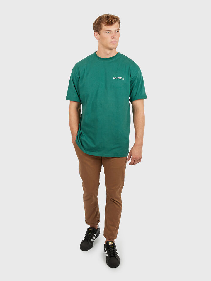 Spinnaker Collection Gaunt Heavyweight Tee, Green, hi-res image number 4