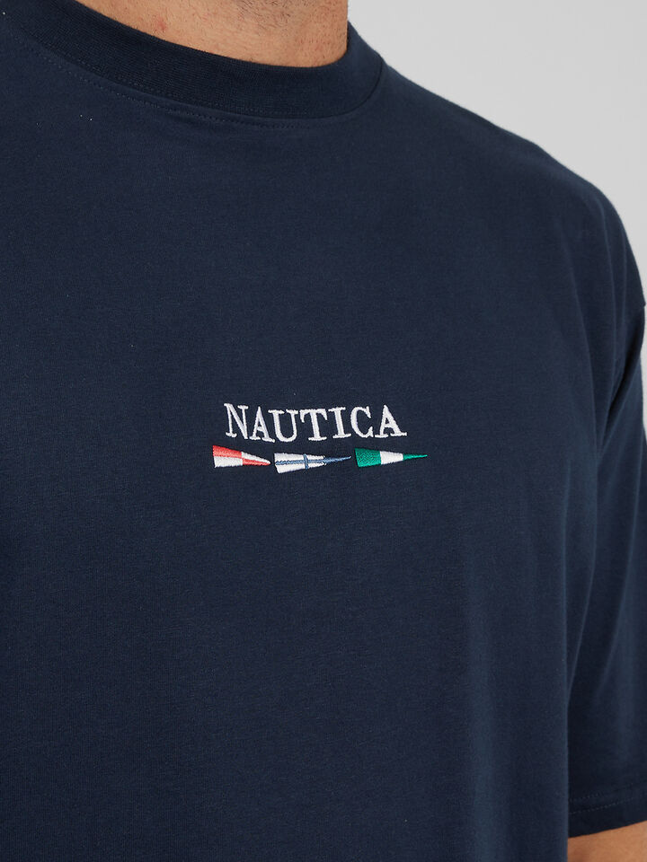 Spinnaker Collection Emporum Heavyweight Tee, Navy, hi-res image number 3