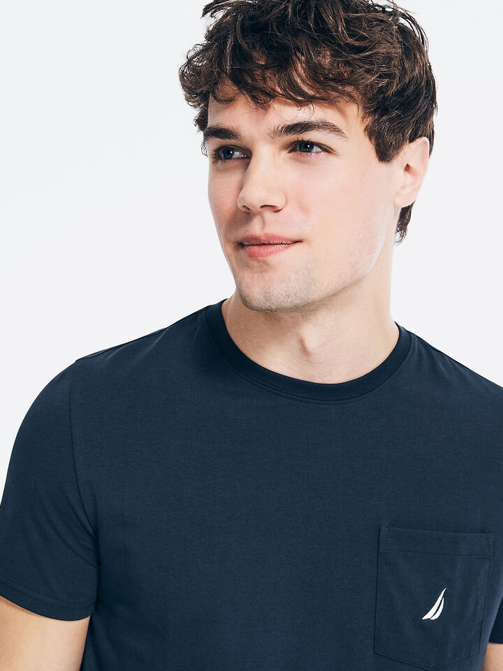 Pocket Regular Fit Tee, Navy, hi-res image number 3